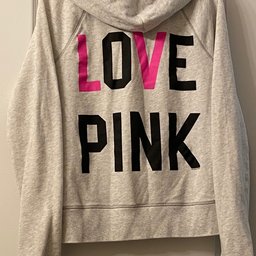 A PINK Victoria secrets zip up hoodie